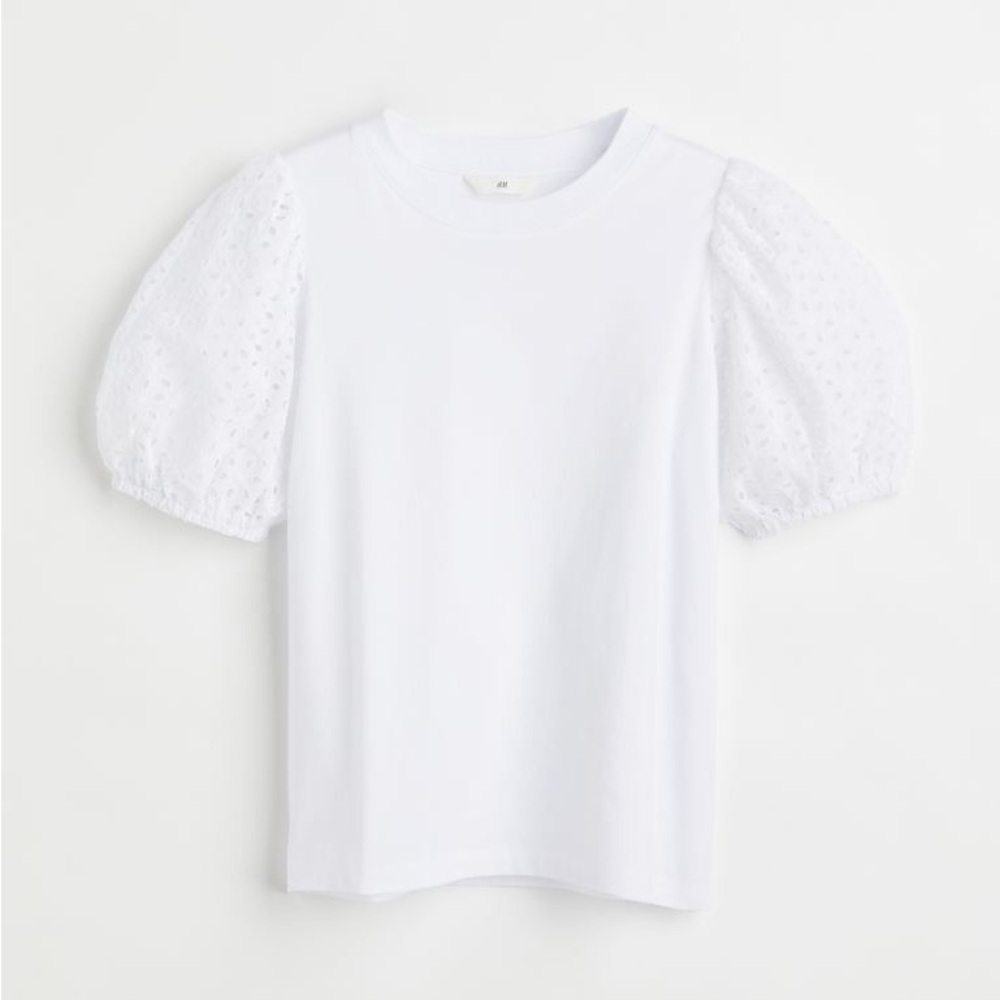 H&M Puff Sleeve T-Shirt